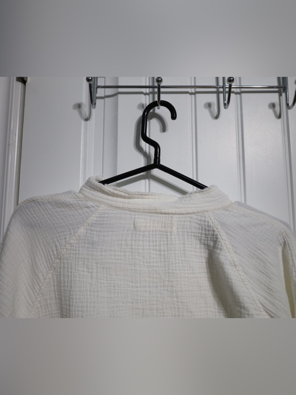 FREE PEOPLE SUMMER DAYDREAM COTTON BUTTON DOWN TOP WOMENS SIZE LARGE - Picture 11 of 14